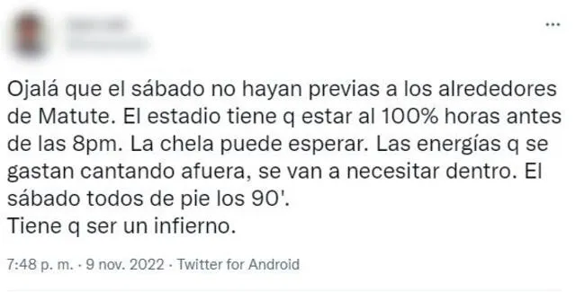 Comentarios de los hinchas aliancistas. Foto: Twitter