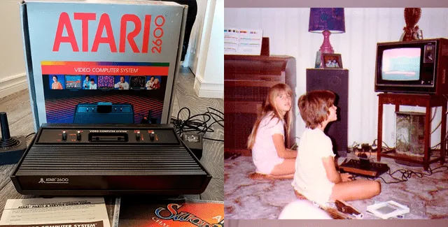La Atari 2600 fue lanzada en 1977.