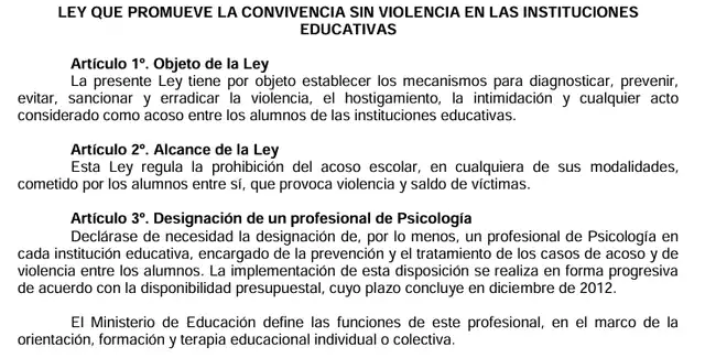 Ley promueve la convivencia sin violencia en las instituciones educativas. Foto: gob.pe.  
