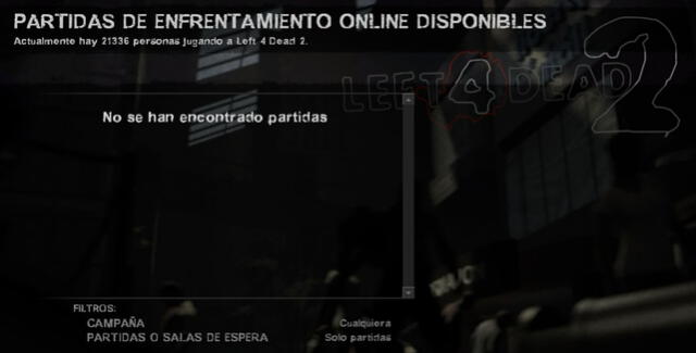 Left 4 Dead 2: usuarios reportaron fallas en los servidores
