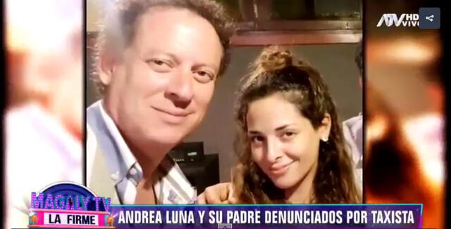 ANDREA LUNA Y SU PADRE