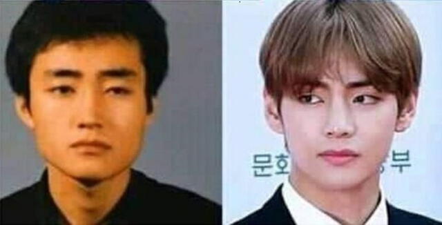 BTS Taehyung V padre papá