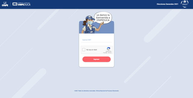 Las Elecciones 2021 están programadas para el próximo 11 de abril. Foto: captura de ONPE