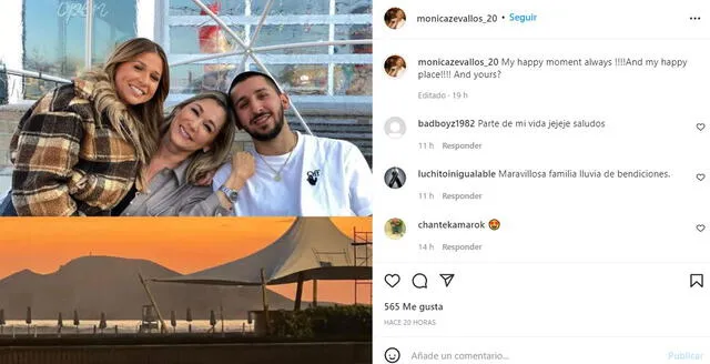 Mónica Zevallos y sus dos hijos. Foto: Mónica Zevallos/Instagram