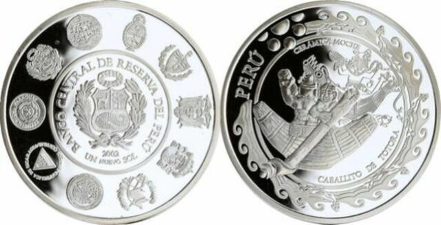  Este es el diseño de la moneda de 1 nuevo sol denominada "La Náutica" de la serie Iberoamericana. Foto: Numista   