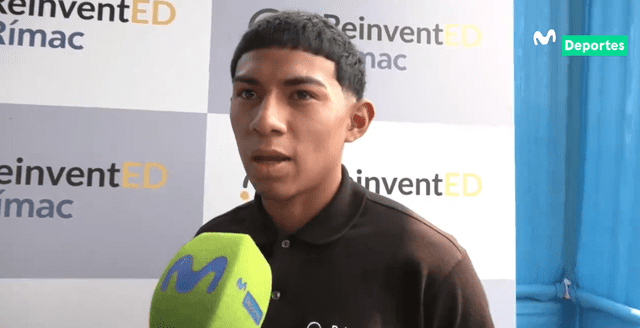 Maxloren Castro subió abismalmente su cotización en el mercado tras ser convocado a la selección peruana. Foto: captura de Movistar Deportes.   