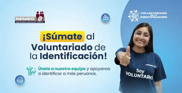 Voluntariado Reniec 2026.