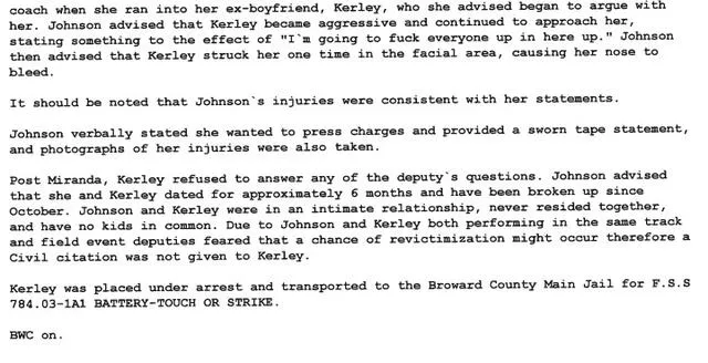 Fred Kerley’s arrest has sparked widespread concern, casting a shadow over the sprinter’s celebrated career as legal proceedings unfold. Photo: X Fred Kerley’s arrest has sparked widespread concern, casting a shadow over the sprinter’s celebrated career as legal proceedings unfold. Photo: X