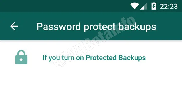 La función para proteger las copias de seguridad con contraseña llega a WhatsApp.