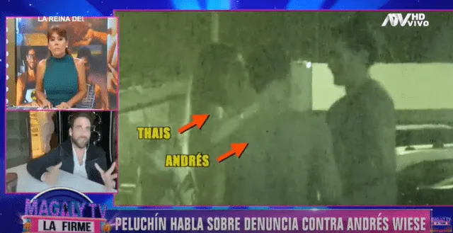 Andrés Wiese Rodrigo González revela que el actor y Thaiss Felman terminaron por mensajes hots que él enviaba sus fans. Foto: captura ATV.