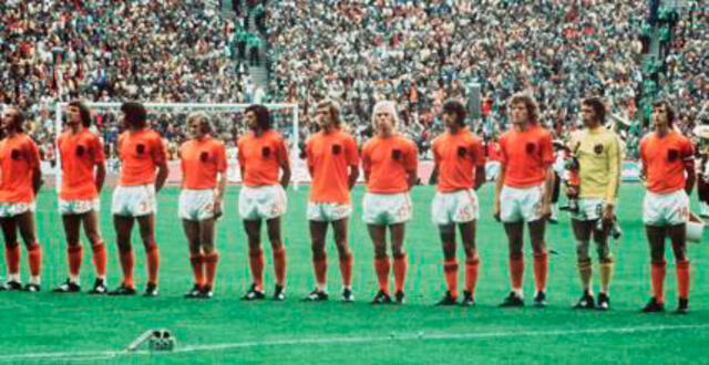 La selección holandesa de fútbol. Así suelen llamarla tanto los medios como los hinchas. Foto: Difusión