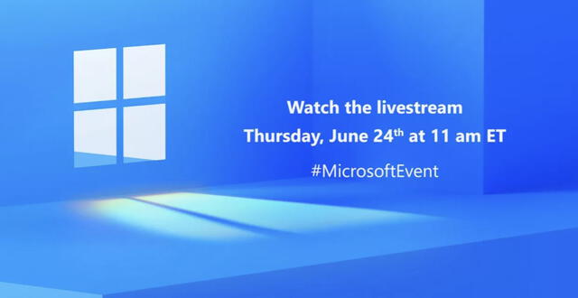 Una de las pistas más comentadas sobre la posible llegada de Windows 11. Nótese el reflejo de la ventana. Foto: Microsoft