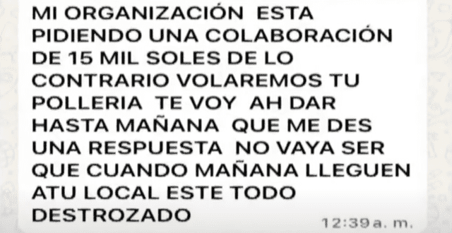  Chat de "Los Injertos del Cono Norte". Captura: ATV Noticias   