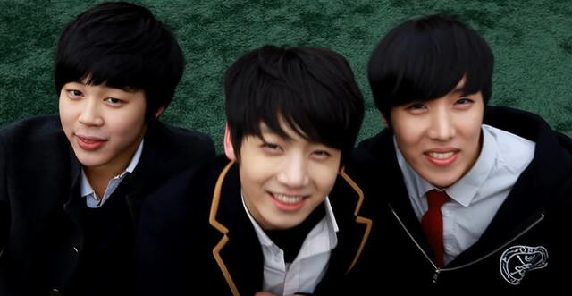 Jimin, Jungkook y J-Hope en 2013. Foto: captura/YouTube