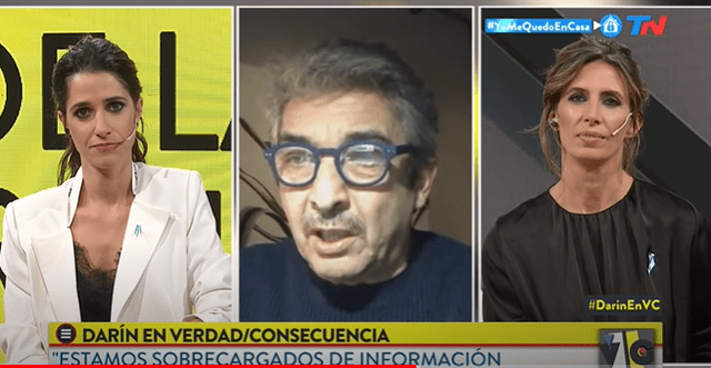 Ricardo Darín asegura que la actuación no es esencial durante la pandemia y apoya la decisión del gobierno argentino.