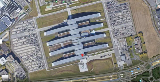<em> Ubicación de la sede central de la OTAN en Google Maps. Foto: captura de Google</em>   