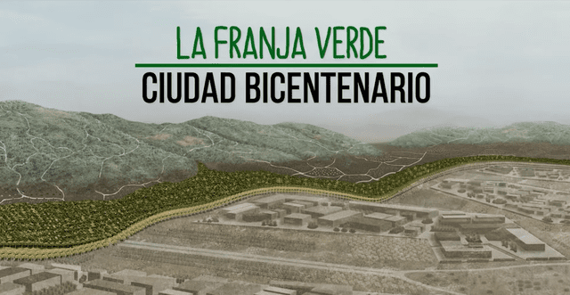 Autoridades buscan que la nueva 'Ciudad Bicentenario' tenga gran cantidad de áreas verdes. Foto: Difusión   