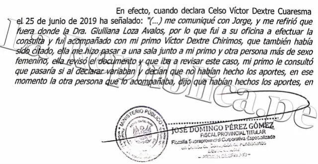 Keiko Fujimori: nuevos testimonios apuntan a Giulliana Loza y el esquema para influir en falsos aportantes