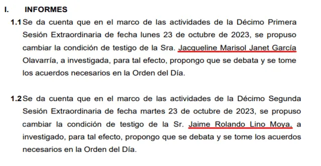  Nuevos investigados por el caso de contratos irregulares con empresas chinas. Foto: Congreso 