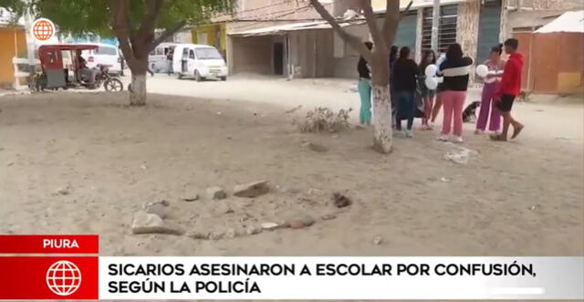 Este fue el lugar en el que hirieron al menor en Sullana. Foto: Captura América Noticias   