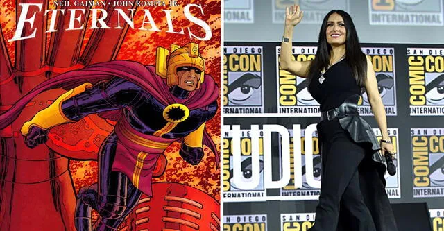 En 2019, se anunció que Salma Hayek estaría interpretando Ajak en el Universo Cinematográfico de Marvel. Foto: difusión