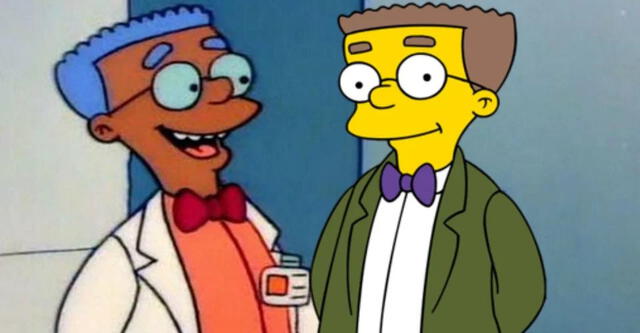 Smithers era de piel oscura y pelo azul al inicio de la serialización de "Los Simpson". Foto: Screen Rant