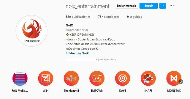 ¿Dónde hallar información del Music Bank Chile? Foto: captura Instagram