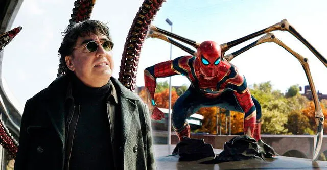 Doctor Octopus y Iron Spider juntos en en nuevo spot televisivo. Foto: composición/Marvel Studios