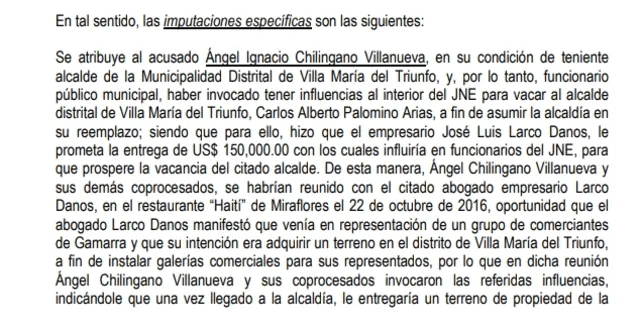 Sentencia contra Ángel Villanueva. Foto: CSJLima