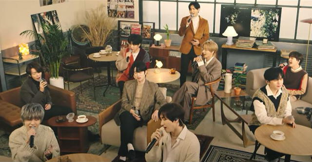 Leeteuk, Heechul, Yesung, Shindong, Eunhyuk, Donghae, Siwon, Ryeowook y Kyuhyun de SUPER JUNIOR. Foto: captura YouTube