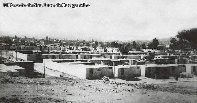 Primeras viviendas unifamiliares en Caja de Agua, 1967. Foto: David Reyes/Facebook.   