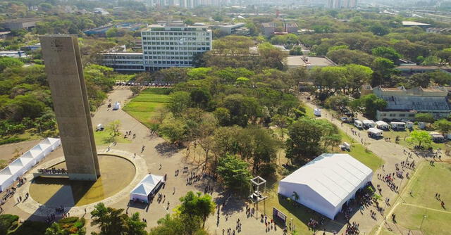  Vista aérea de la Universidad de São Paulo. Foto: USP   