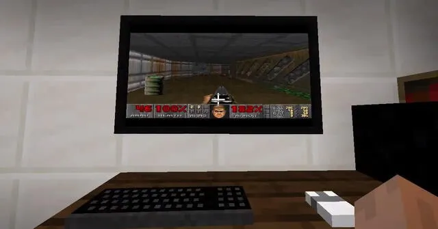 DOOM es capaz de correr incluso en otro juego, como en Minecraft.
