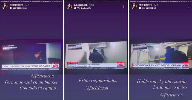 Esposa del periodista de CNN en Español informó en Instagram que del Rincón se encontraba a salvo. Foto: Hola!