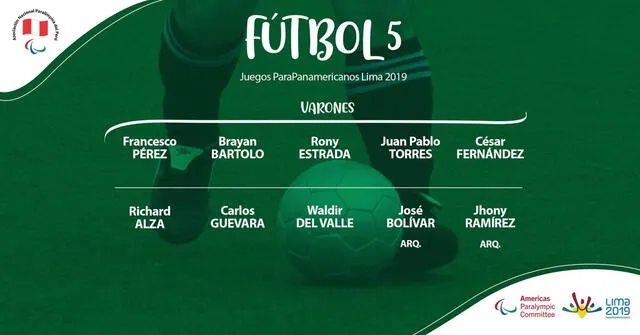 Fútbol 5 - J.Parapanamericanos2019
