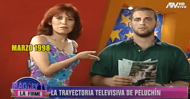 Rodrigo González junto a Magaly Medina. Foto: Magaly ATV/captura de YouTube