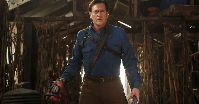 Bruce Campbell es recordado por su papel de Ash Willians en la saga Evil Dead. Créditos: Ash vs. evil dead