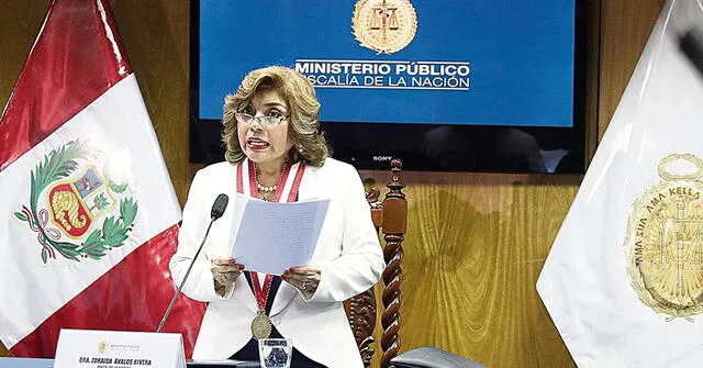  Zoraida Ávalos dirigió la Fiscalía de la Nación de 2019 a 2022. Foto: difusión   