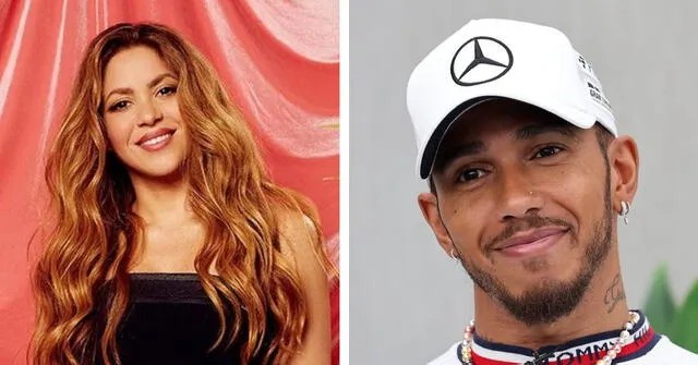  Shakira y Lewis Hamilton alborotan las redes sociales con foto juntos. Foto: composición LR/ Billboard/ Motorsport    