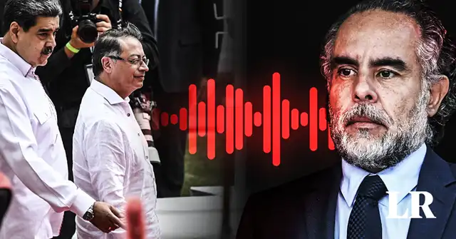 Filtran audios del exembajador de Colombia en Caracas, Armando Benedetti, que representan un escándalo para el Gobierno de Gustavo Petro. Foto: composición LR/AFP Filtran audios del exembajador de Colombia en Caracas, Armando Benedetti, que representan un escándalo para el Gobierno de Gustavo Petro. Foto: composición LR/AFP
