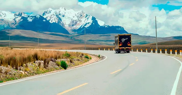 Así lucía la carretera que conecta la región Áncash. Foto: CDN Así lucía la carretera que conecta la región Áncash. Foto: CDN