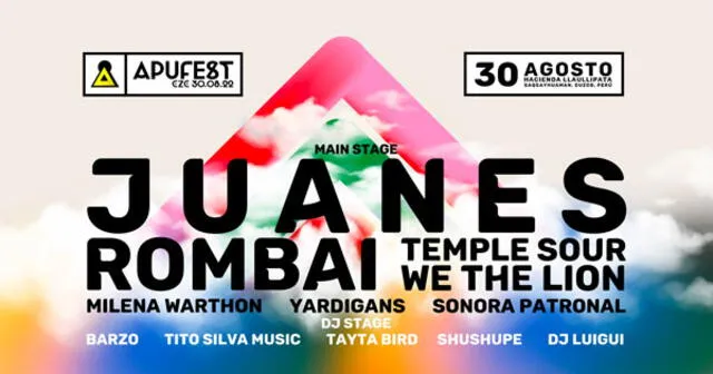 Rombai se presentará en el evento Apufest, en Cusco