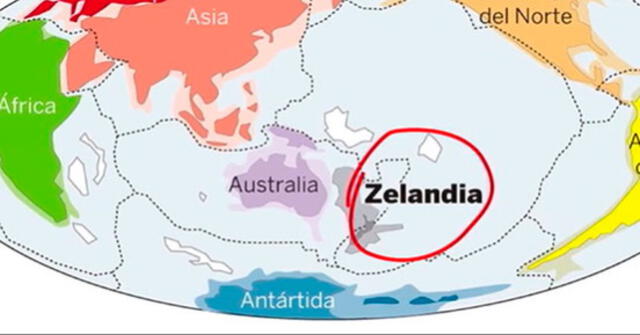 Han ubicado a Zelandia en Oceanía, al lado de Australia. Foto: difusión