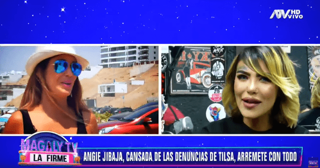 Angie Jibaja pide a las autoridades que se enfoquen en cosas más serias y no en las demandas que le entabló Tilsa Lozano