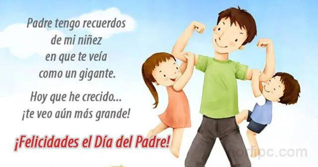 Las mejores frases con imágenes para dedicar por el Día del Padre. (Foto: Difusión) Las mejores frases con imágenes para dedicar por el Día del Padre. (Foto: Difusión)