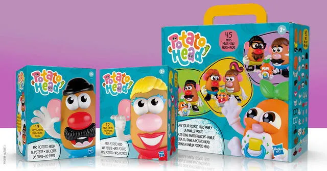 Create you Potato Head family, la nueva línea de la marca. Foto: Hasbro