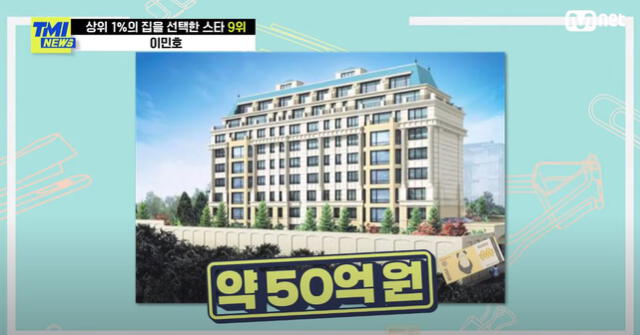 Vista del penthouse que habita Lee Min Ho. Foto: captura Mnet