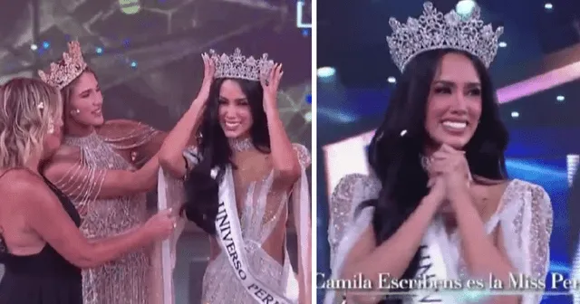Camila Escribens es la nueva Miss Perú 2023. Foto: composición LR/ América TV   