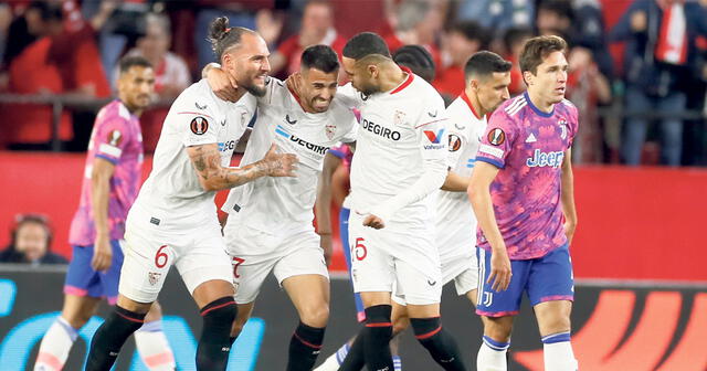 Sevilla eliminó a la Juventus en las semifinales de la Europa League. Foto: UEFA   
