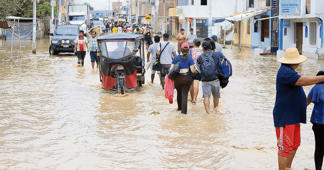 Inundaciones y el ciclón Yaku generaron un fuerte impacto en la economía nacional. Foto: difusión    